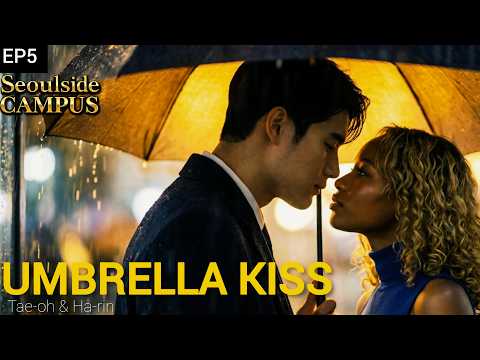 Korean Billionaire Umbrella Kiss EP 5 ❤️  8-year AGE GAP | AI Short Film Series | Seoulside Campus