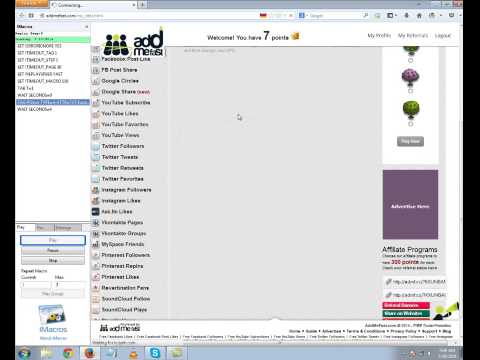 Addmefast iMacros Script 100% Working Latest Addmefast iMacros Scripts 2014 Free Download