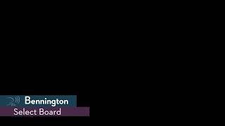 Bennington Select Board // 8-10-26