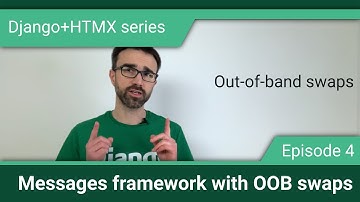 Django+HTMX: messages framework with OOB swap