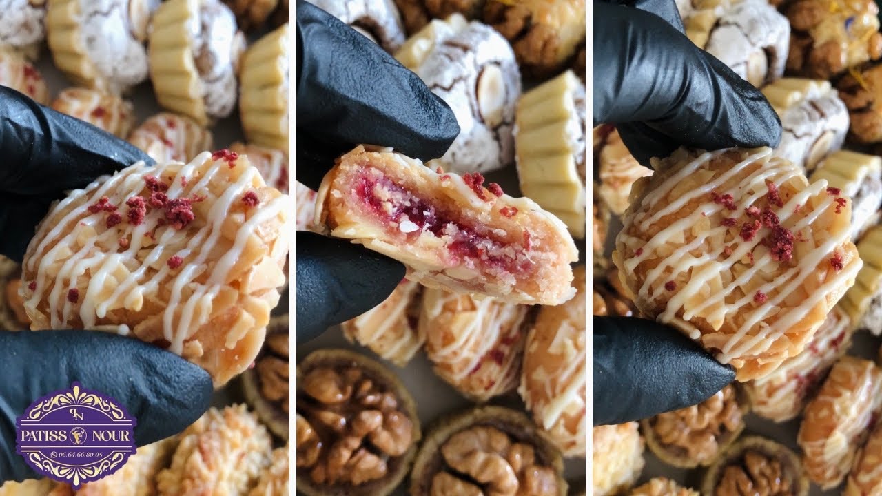 غريبة اللوز ملوزة بريستيج بحشوة الفرومبواز معلكة مذاق خيالي بكل تفاصيل نجاحها #ملوزة #حلوة_العيد2025