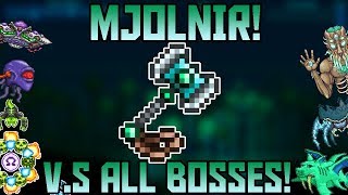 Mjolnir is a fairly strong weapon in the thorium mod. it's still
outclassed by most endgame essence weapons terms of dps. however, very
fun w...