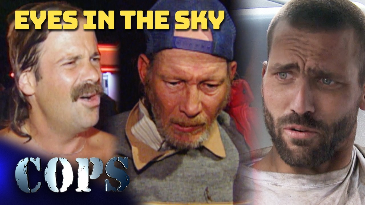 Eyes in the Sky: Police Helicopters Track Down Suspects | Compilation | COPS TV SHOW