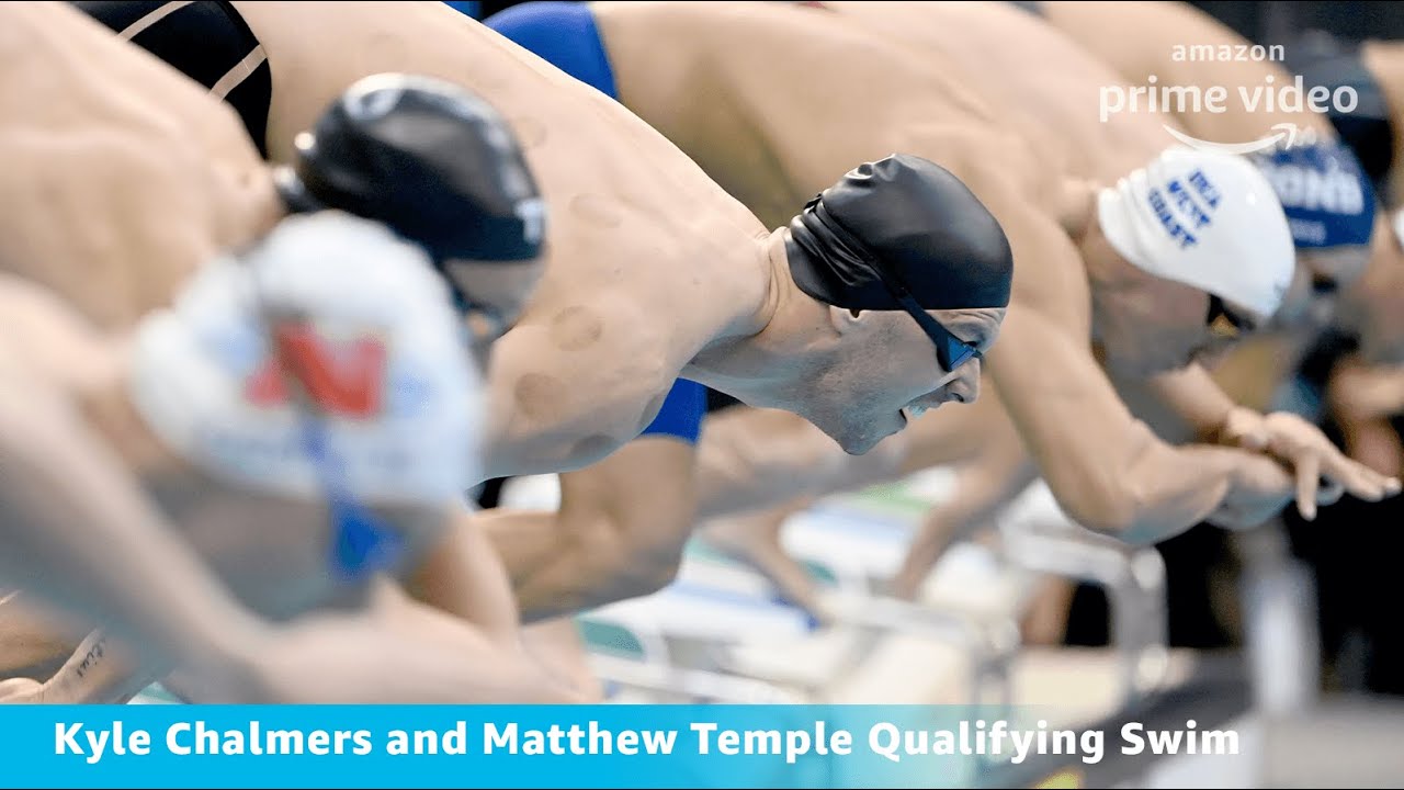 Kyle Chalmers And Matthew Temple Qualifying Swim 2021 Australian Swimming Trials Men S 100m Free Youtube