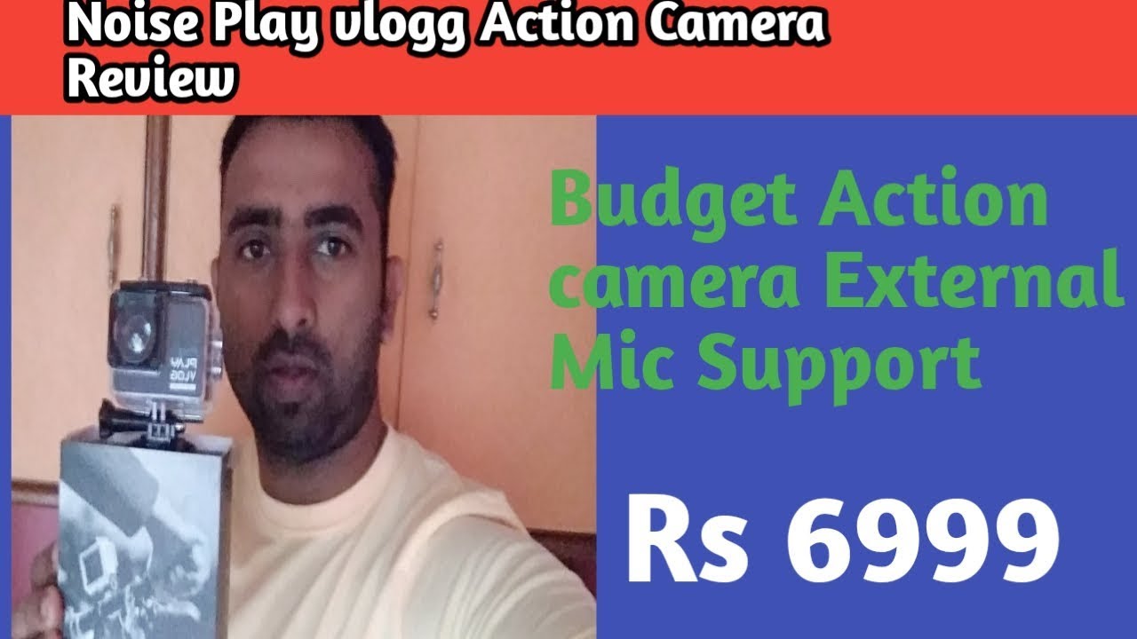 Budget action camera for motovlogging with External Mic support