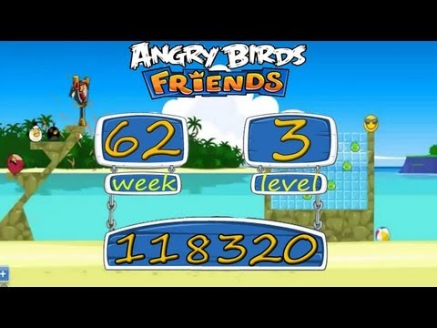 Angry Birds Friends Tournament Week 62 Level 3 High Score 118 K Weekly power up