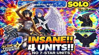 Berserk Raid Solo Gameplay | All Star Tower Defense Roblox