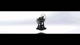 X02 Cylinder Clock Escapement Animation