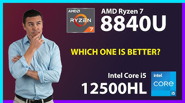 AMD Ryzen 7 8840U vs INTEL Core i5 12500HL Technical Comparison