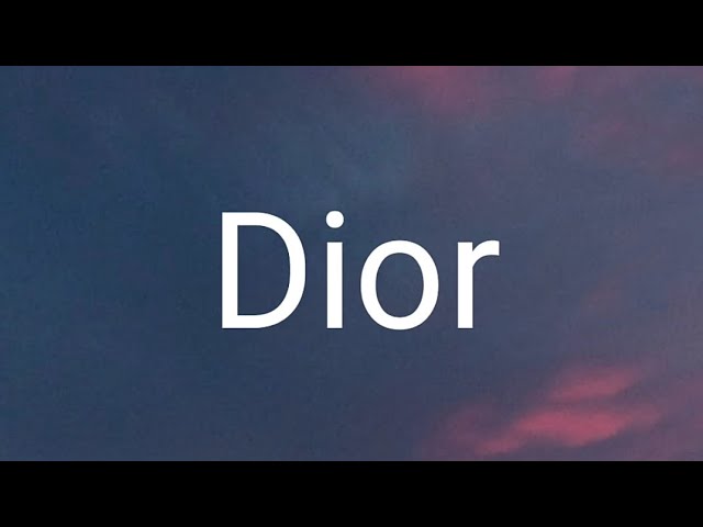Pop Smoke - Dior (Lyrics)