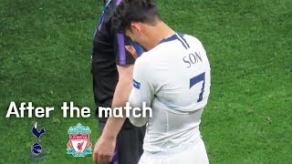 After the final match, Son Heung-min's tear. hugging Jurgen Klopp and Liverpool