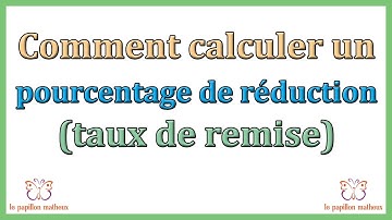 Comment calculer un pourcentage de réduction taux de remise
