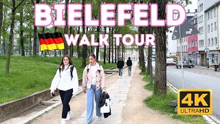 Exploring the Enchanting Streets of Bielefeld, Germany | 4k City Walk Tour