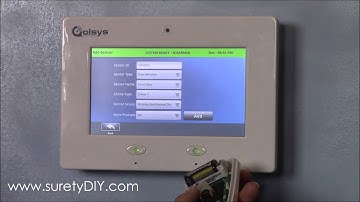 How to Add a Resolution Product Motion Detector to the Qolsys IQ Panel