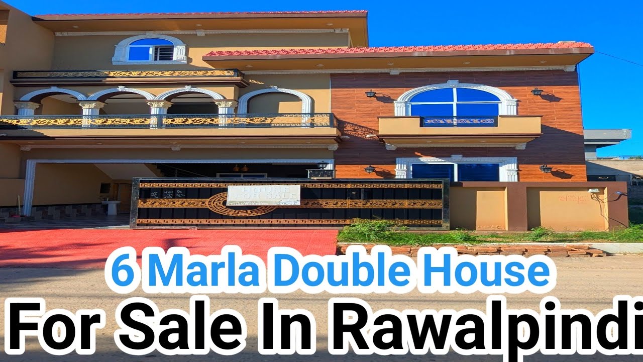 Brand New 6 Marla Double Storey House For Sale In Rawalpindi