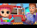 Jill is a Fireman Hero to the Rescue! | @LittleAngel And Friends Kid Songs