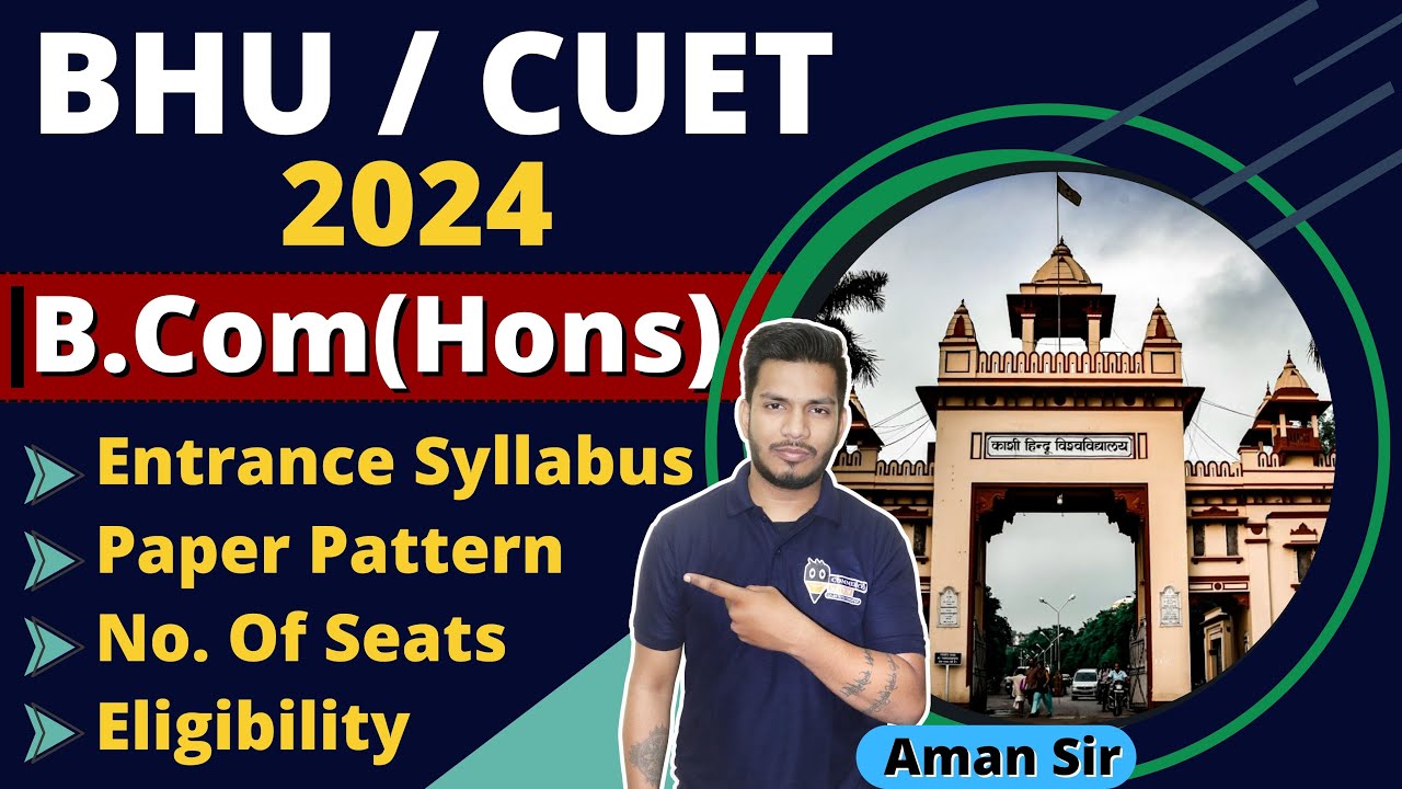 CUET B.Com 2024 preparation | CUET B.Com syllabus Exam Pattern & Eligibility | 