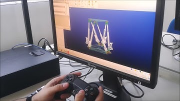 6 DOF parallel manipulator. Co-simulation Adams - Simulink