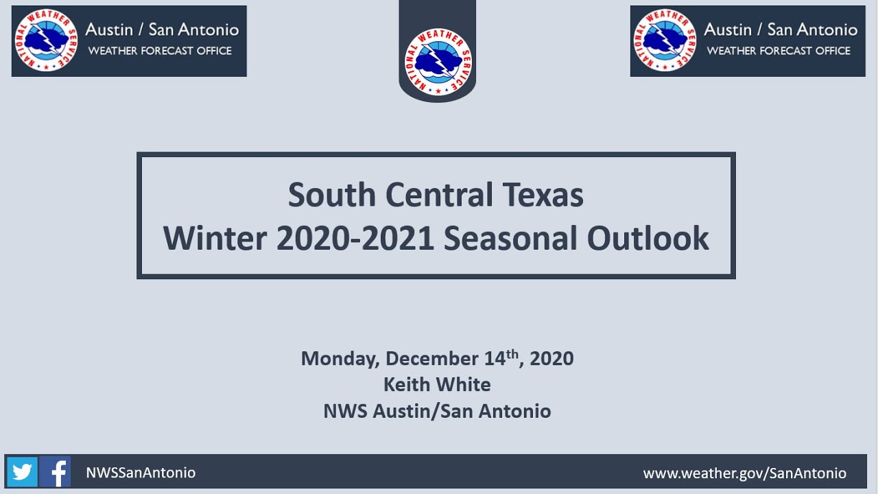 Winter 2020 2021 Seasonal Outlook