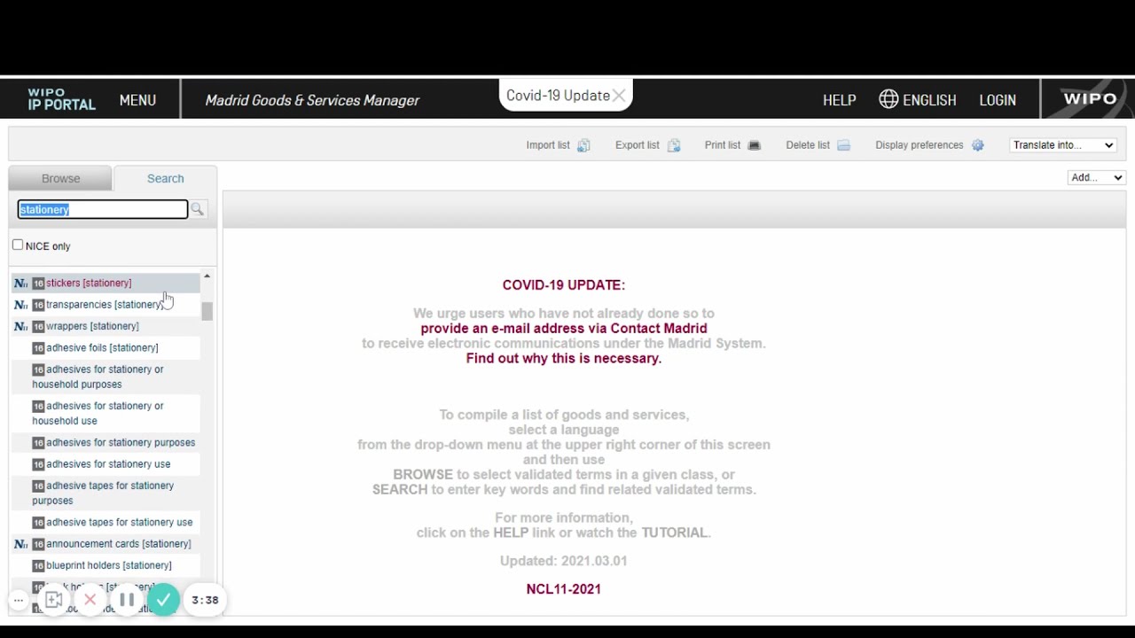 How to determine the right 'NICE' class(es) for your Trademark applications.