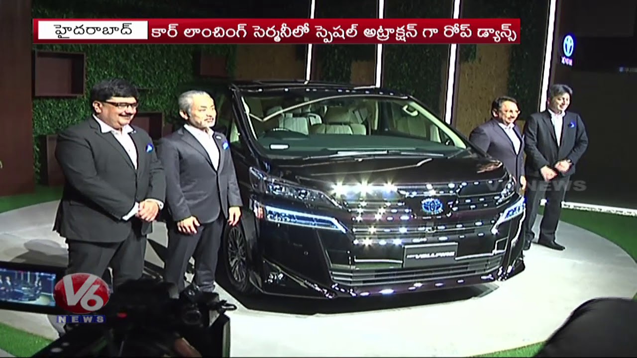 Toyota Unveils SelfCharging Hybrid Electric Luxury Car In Hyderabad