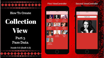 Pass data from CollectionView Cell to another view controller Xcode 9.0 (Swift 4.0) Part 3