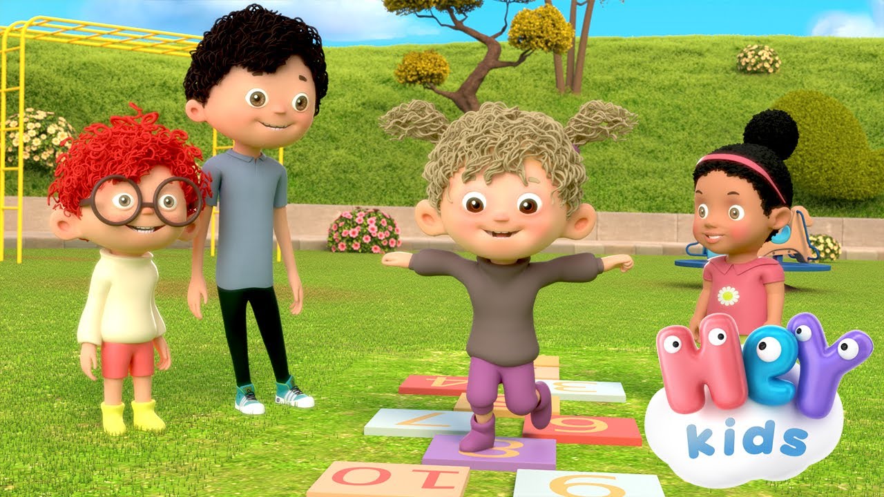 In de speeltuin | Speeltuinlied | HeyKids Nederlands - Kinderliedjes