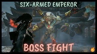 SIX-ARMED EMPEROR BOSS FIGHT (CLOSE CALL) | BRIGHT MEMORY INFINITE 4K GAMEPLAY