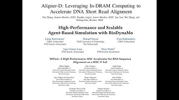 Seminar in Computer Architecture - S7: Aligner-D, BioDynaMo & WFAsic (Fall 2023)