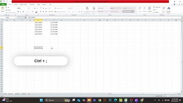 How to Insert Today’s Date & Time in Excel | Excel Shortcut Tips-1