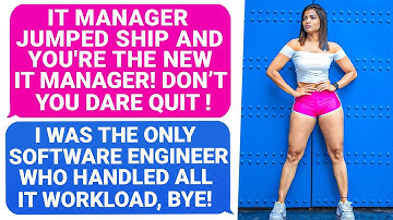 CEO Forgot I Am The IT Manager Who Handle ALL the IT Workload in a Company ! I Quit, Good Luck! r/EP