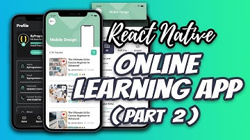 LCRN EP17 - Online Learning App (Part 2) - React Native UI | Shared Element Transition | Animation