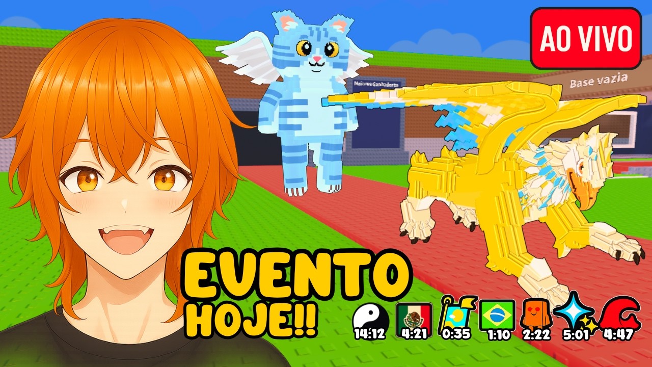 EVENTO ROUBE UM BRAINROT HOJE!! 💙 XD AO VIVO