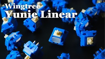 【Typing Sound Test】 Wingtree Yunie Liner