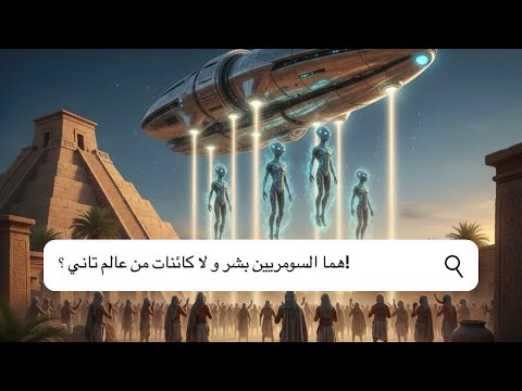 الحضارة السومرية هما السومريين بشر و لا كائنات من عالم تاني 