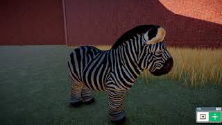 how to make animal Fluffy in planet zoo | Fluffy animals | #planetzoo | Fluffy zebra in planet zoo screenshot 4