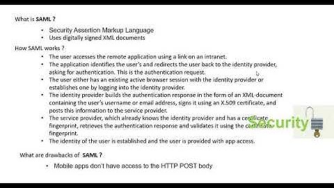 How SAML works