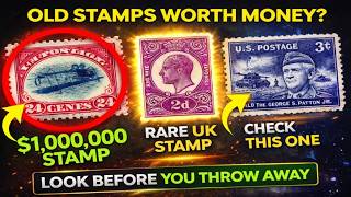 These 3 Old Stamps Could Be Worth $1,000,000 | Rare Stamp Values You Must Check Today