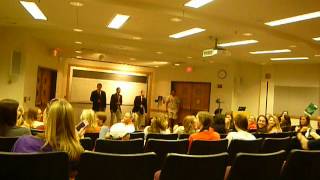 GMU's Delta Chi Spring 2012 Serenade [Kappa Class]