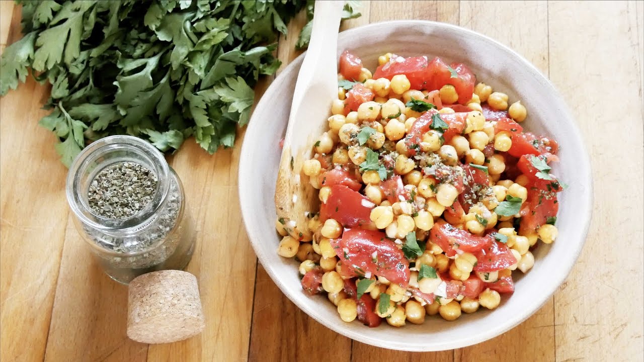 Salade de pois chiche à la Brésilienne 🌶 🌿