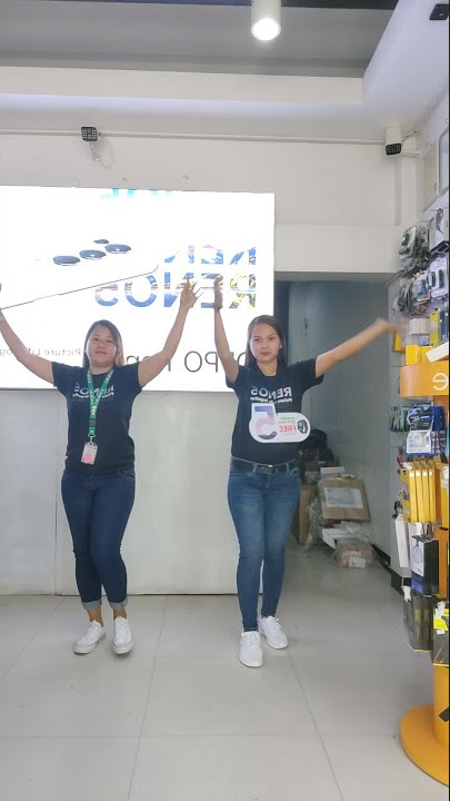 Practicing oppo dance 😍