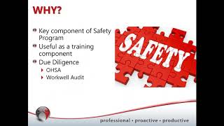 Información PROergonomics Webinar: All in a Day's Work - Job Hazard Analyses Actualización