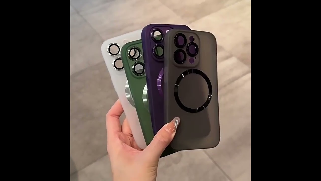 Силіконовий чохол "Thin matte silicone" with MagSafe для Apple iPhone 15 Pro Сірий