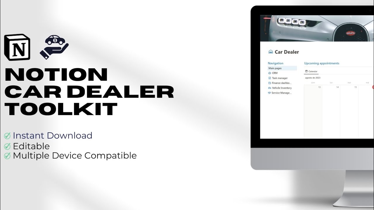 Car Dealer Notion Template