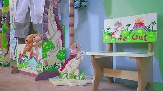Fantasy Fields - Fauteuil à Bascule Dinosaure En Bois Pour Enfants - Royaume Des Dinosaures