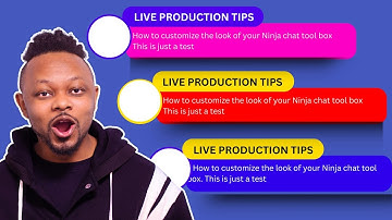 How To CUSTOMIZE Your  Social Stream Ninja CHAT Tool Look | Match Your Studio Look