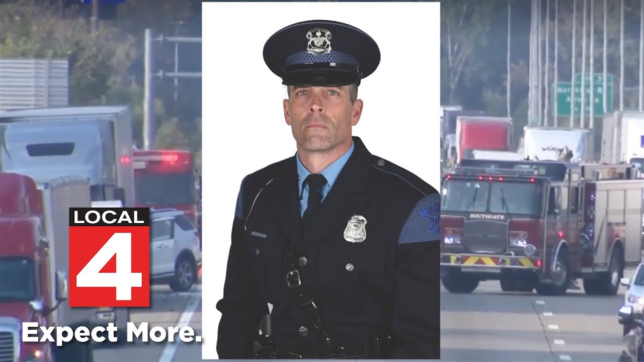 Funeral services held for Michigan State Police officer killed in crash ...