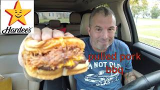 hardees bbq pulled pork frisco burger review
