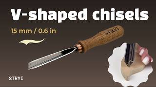 STRYI Profi 45° V-Parting Tool | Precision V-Chisel for Relief