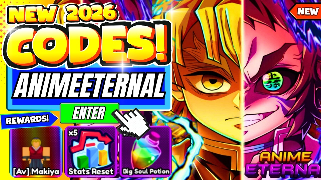 NEW CODES ALL WORKING CODES IN ANIME ETERNAL CODES FEBRUARY 2026 